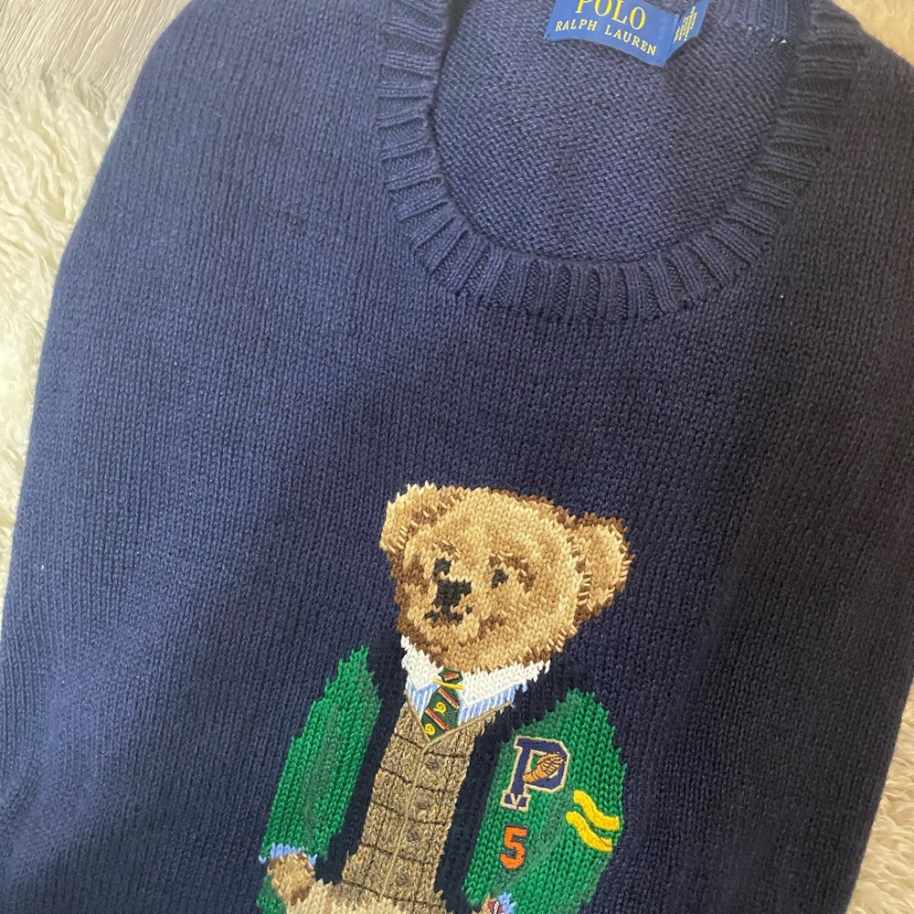 Like new Ralph Lauren polo bear sweater!